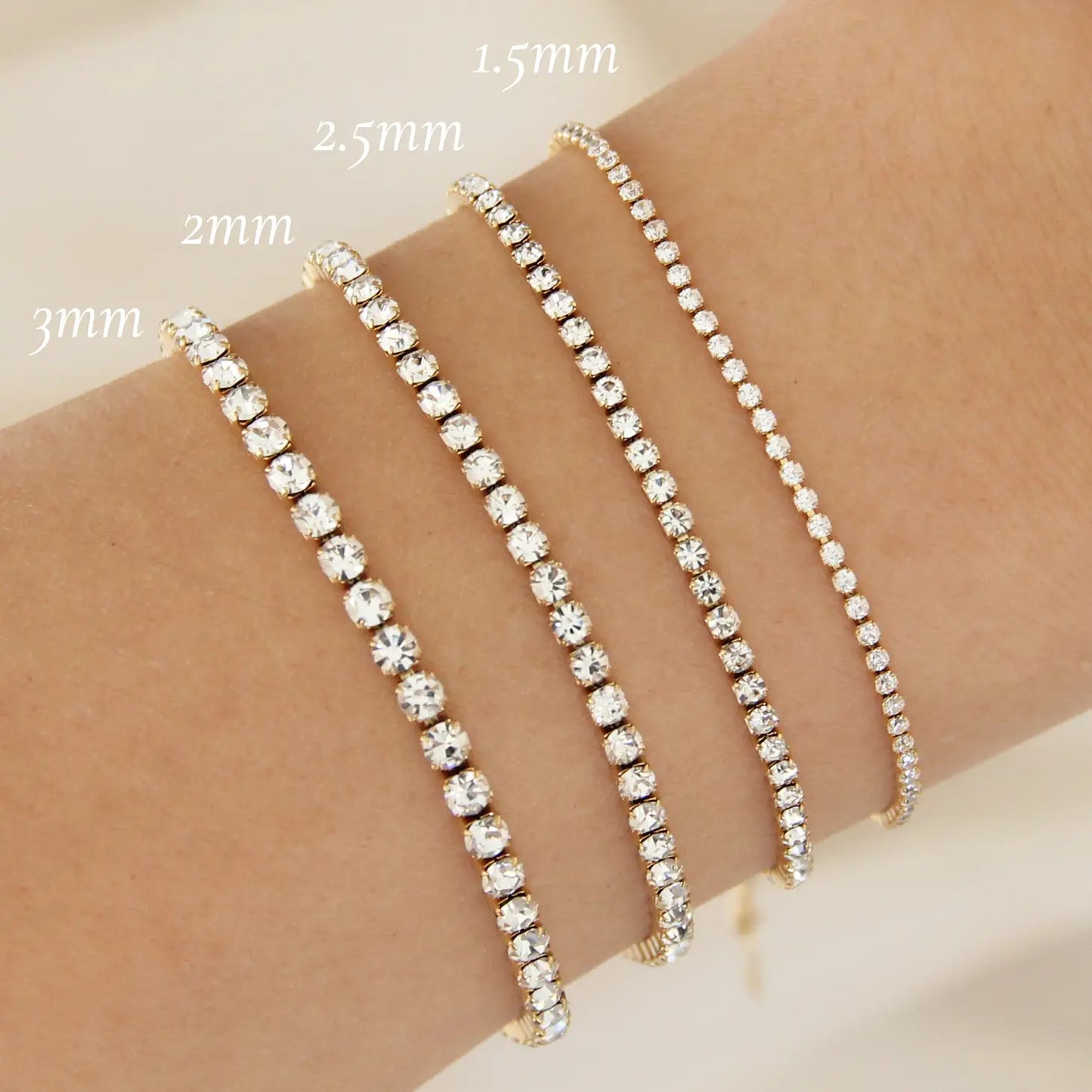 CZ Tennis Bracelet | 2mm