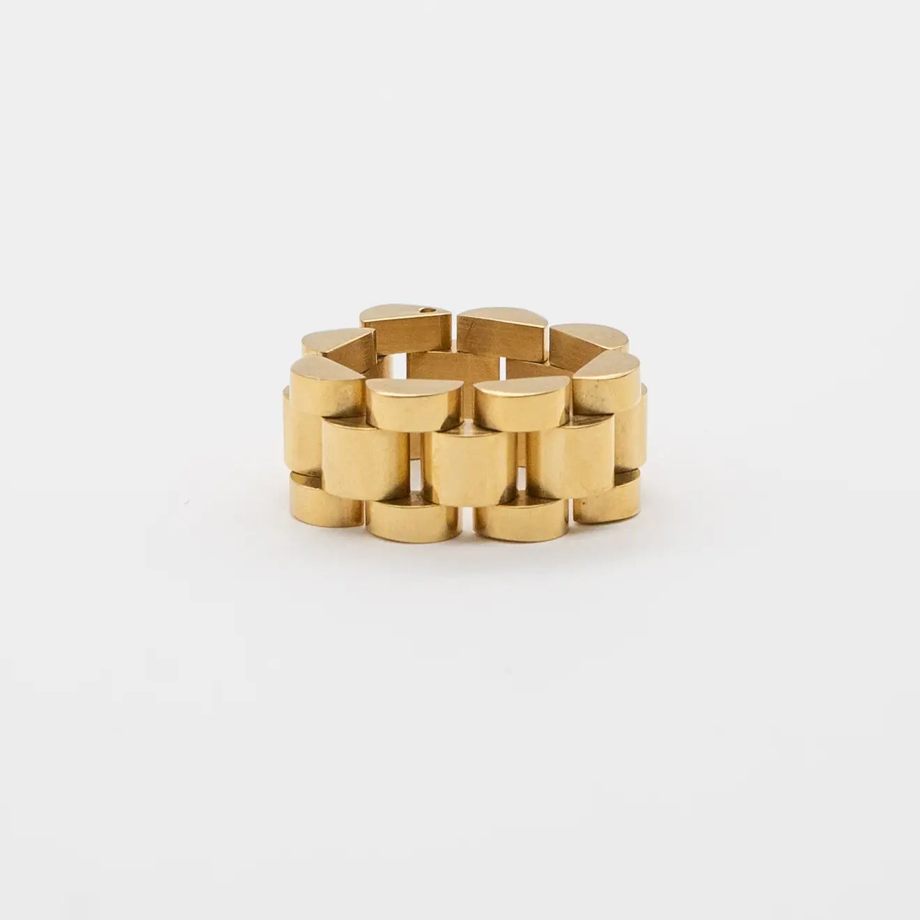Gold Watch Band Ring