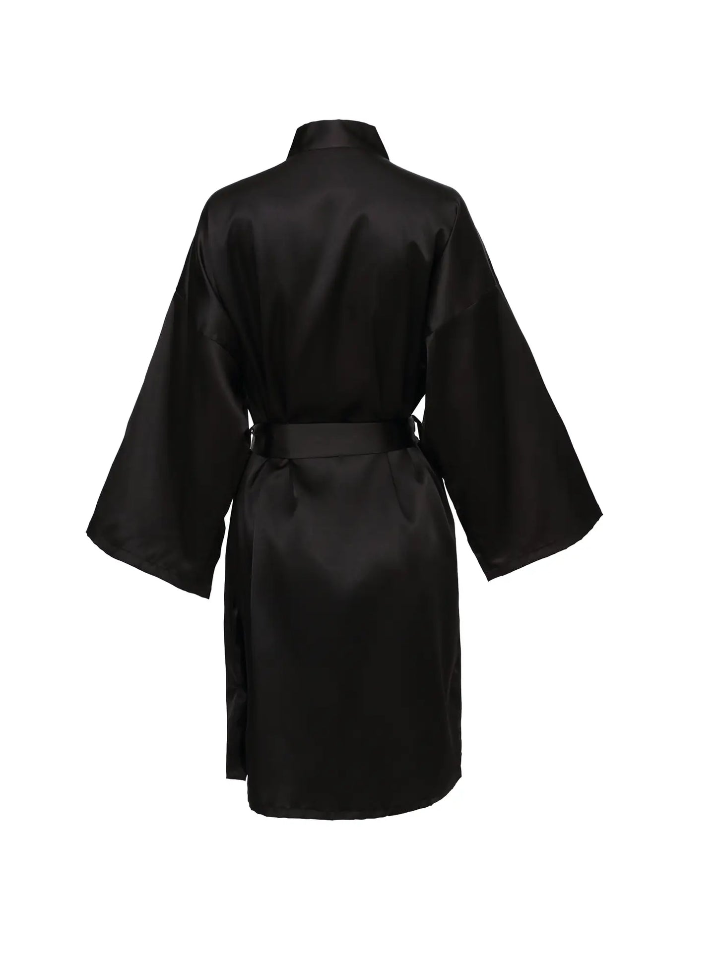 Satin Robe | Black