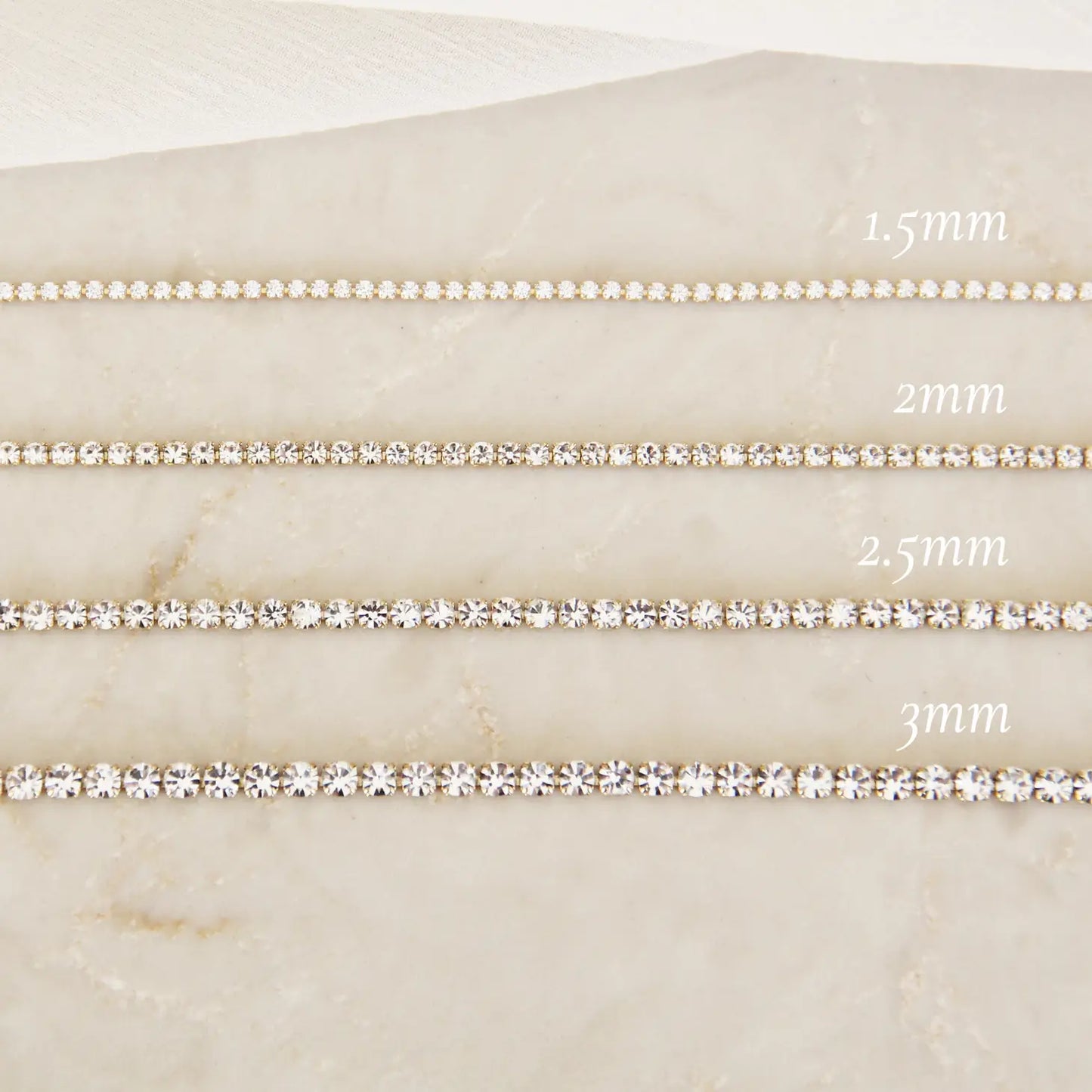 CZ Tennis Bracelet | 1.5mm