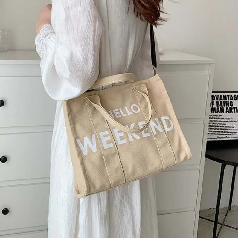 Hello Weekend Tote