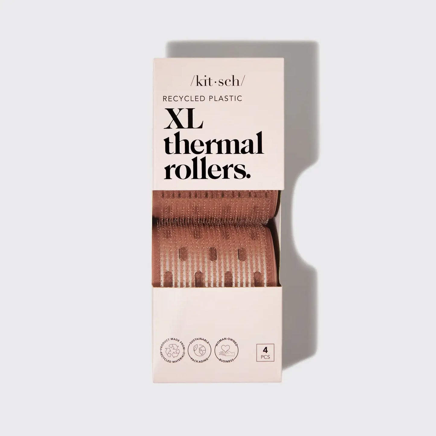 Plastic XL Thermal Rollers | 4pc Set