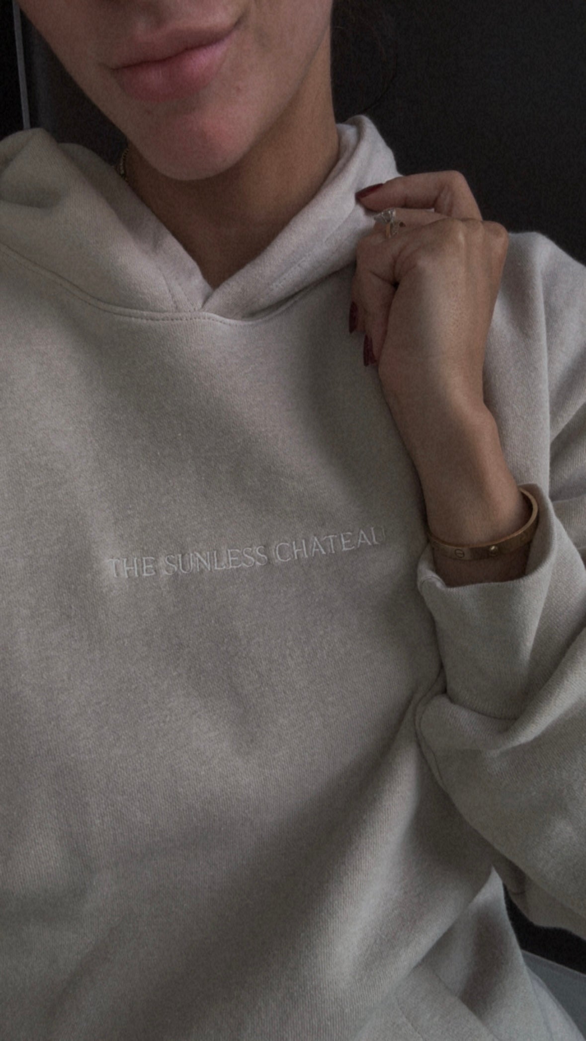 The Sunless Château Hoodie | Bone