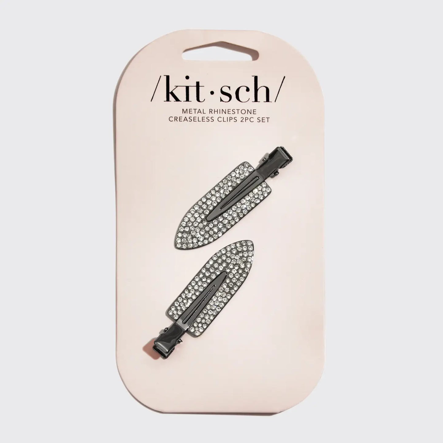 Metal Rhinestone Creaseless Clips | 2pc Set