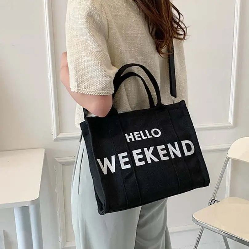 Hello Weekend Tote