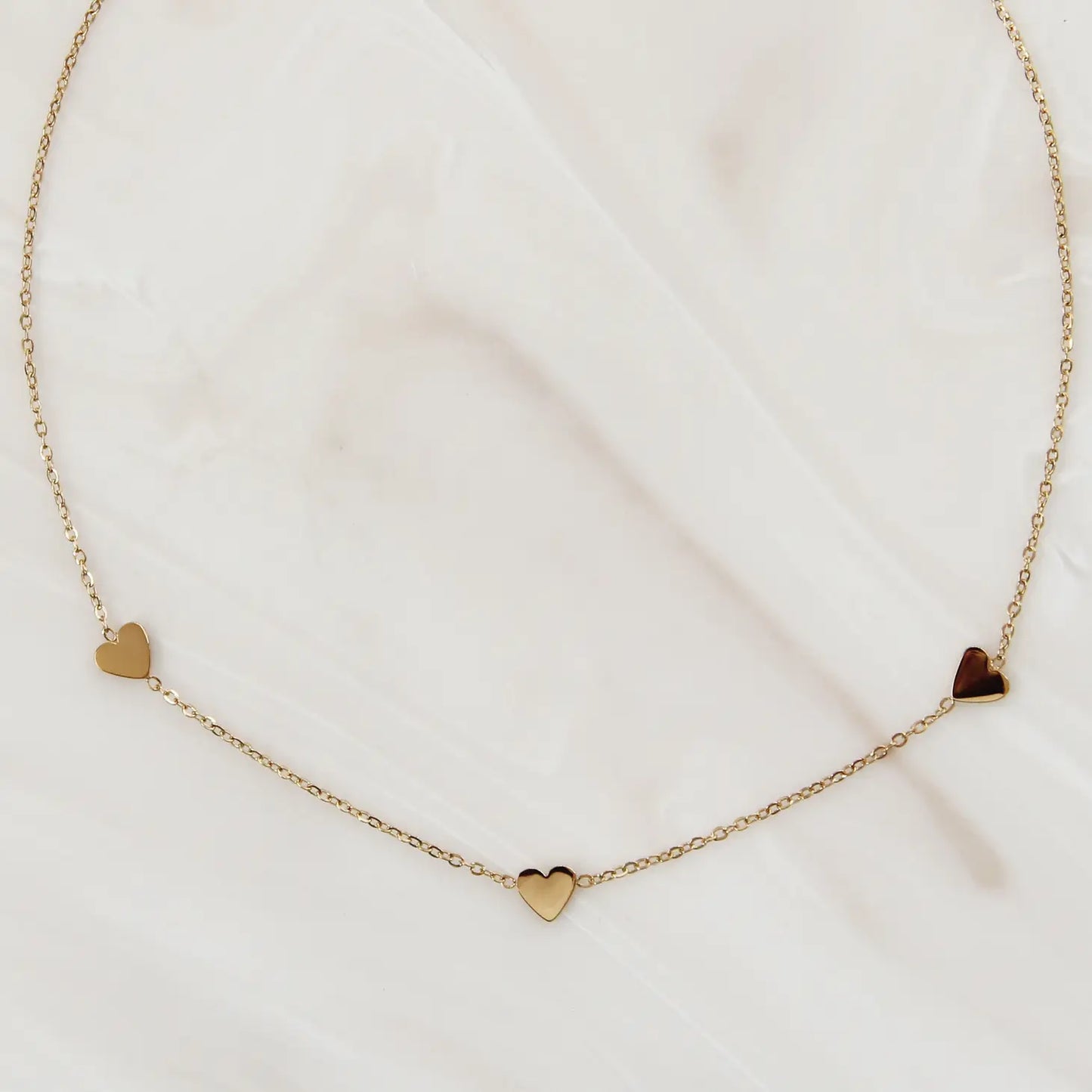 Three Heart Necklace