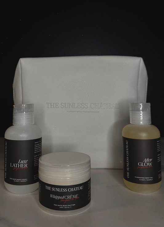 Aftercare Travel Kit | Fragrance Free | Luxe Lather, Afterglow Oil, Whipped Créme
