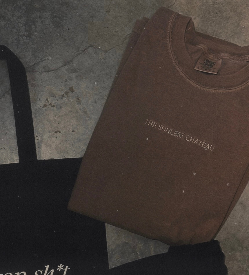 The Sunless Château Embroidered Longsleeve | Brown