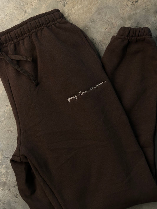 Spray Tan Uniform Jogger | Brown