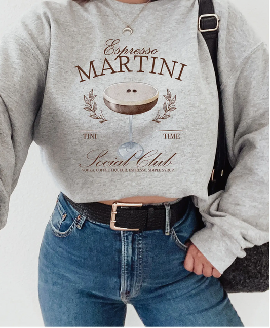 Espresso Martini Social Club Pullover